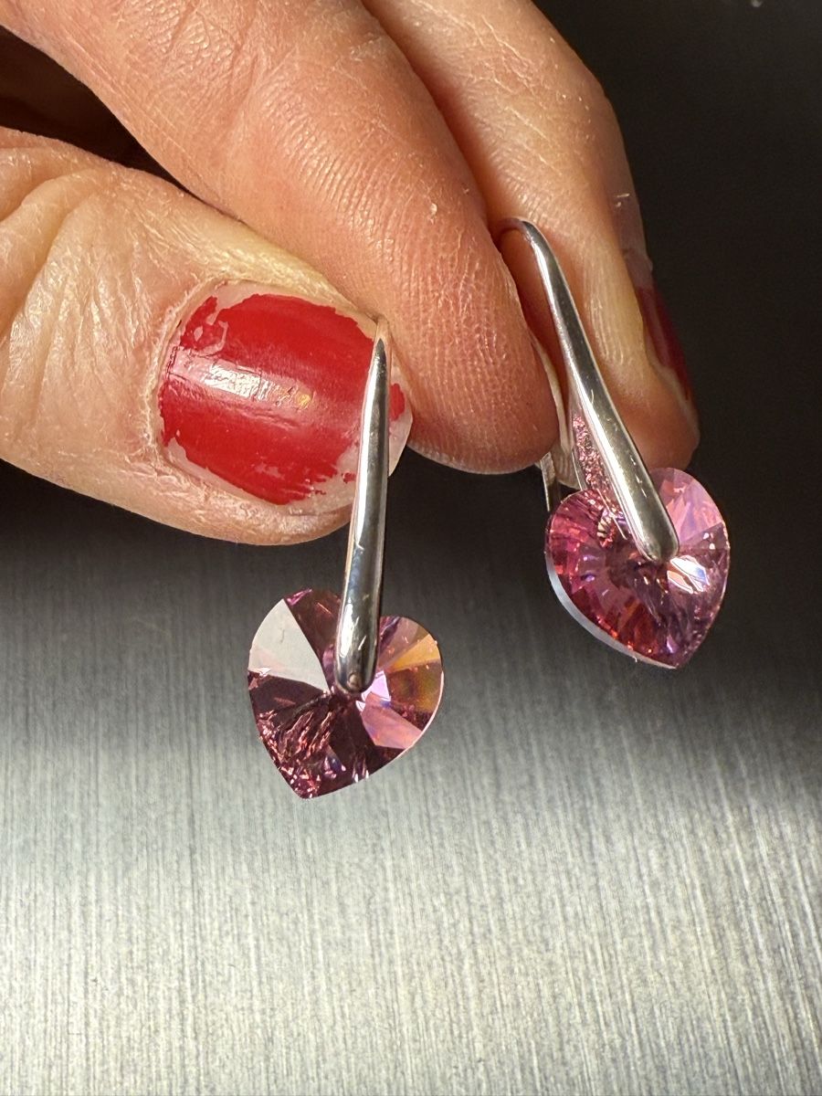 Swarovski Orecchini pendenti & Orecchini a lobo: Swarovski Crystels Herzchen Ohrringe NEU – Nuovo e nell'imballaggio originale da Basel venduto da Chili007 1