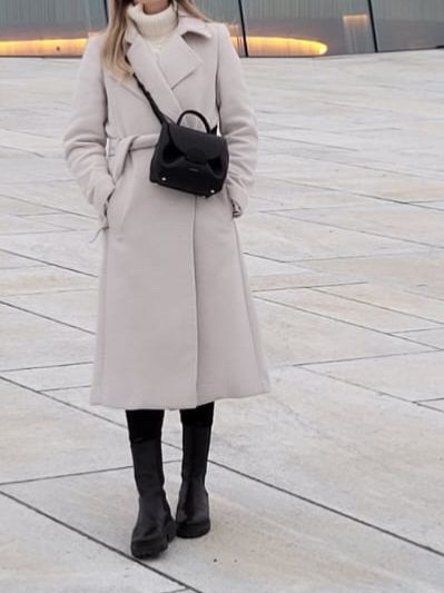 H&M Cappotti: Eleganter Wollmantel, Cremefarben, 34 – Usato da Solothurn venduto da anj_5zhn