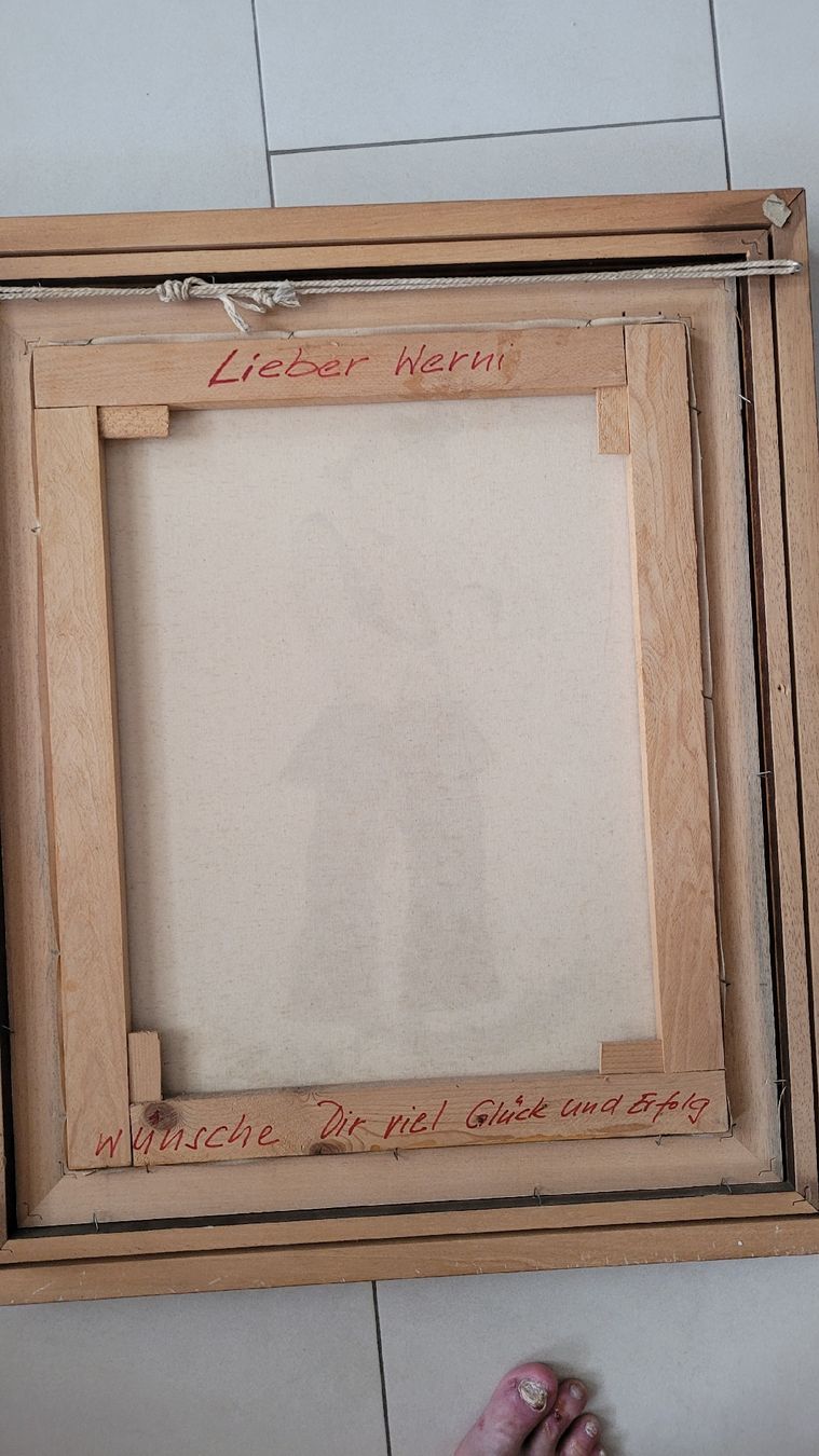 Dipinti: Öl Bild auf Leinwand Clown  – Usato da Wolfhausen venduto da BigiWolfhausen 4
