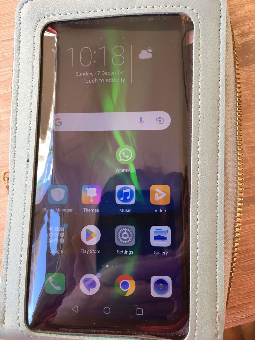 Portafogli: 188 Grüne Telefon-Touchscreen-Geldbörse – Nuovo (secondo la descrizione) da Sion venduto da NoblesOfHelvetia 4
