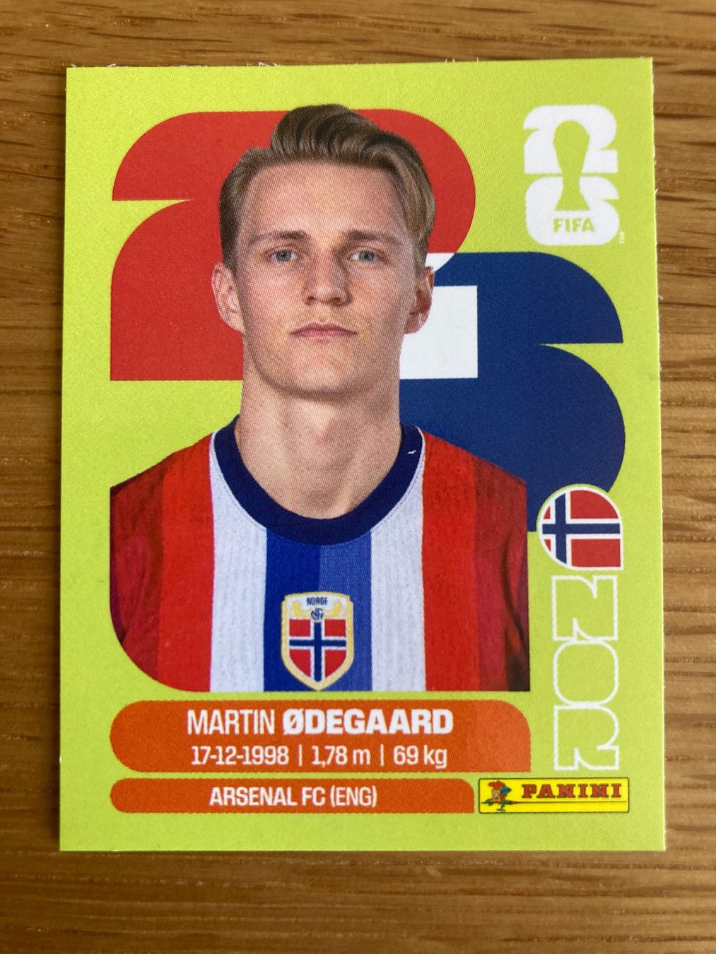 Panini Cartes à collectionner: WM Sticker NOR 10 – Neuf (Voir description) à Winterthur par Whitefish