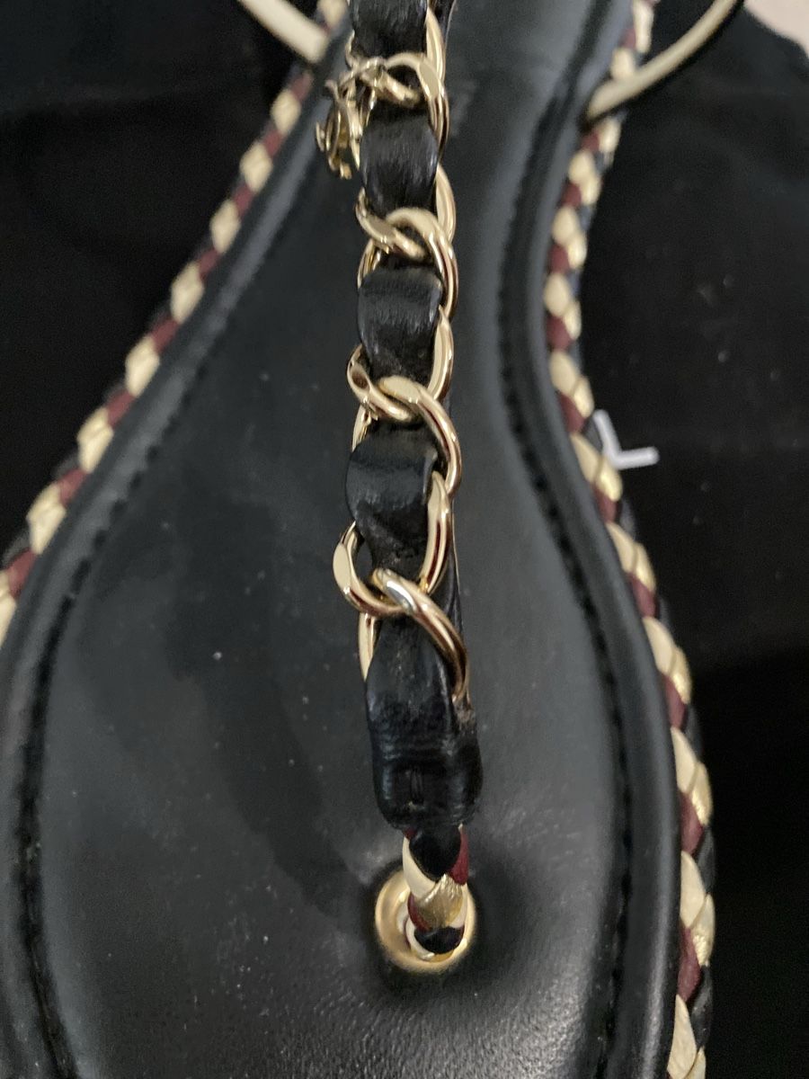 Chanel Scarpe da donna: Sandales Chanel T 41 – Usato da Corsier GE venduto da tanamera 5