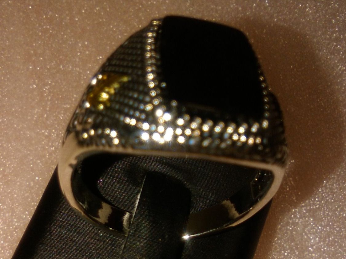 Bagues: RING MODESCHMUCK,,MIT ECHT ONYX – Neuf (Voir description) à Basel par bijoutrie_4 2
