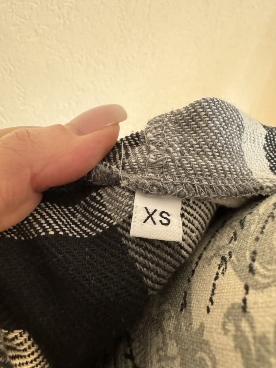 Cappotti: Dünner, langer Karomantel mit Kapuze - XS – Usato da Meyriez venduto da muriS 6
