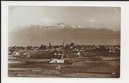 AK 1922 Morges vue Generale mit Dent d'Oche