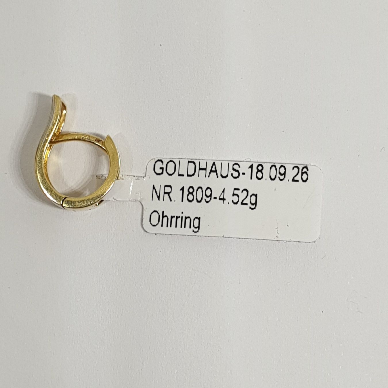 Ohrringe & -stecker: Echt 18K Gold Creolen – Gebraucht aus Luzern von luzerngoldhaus 2