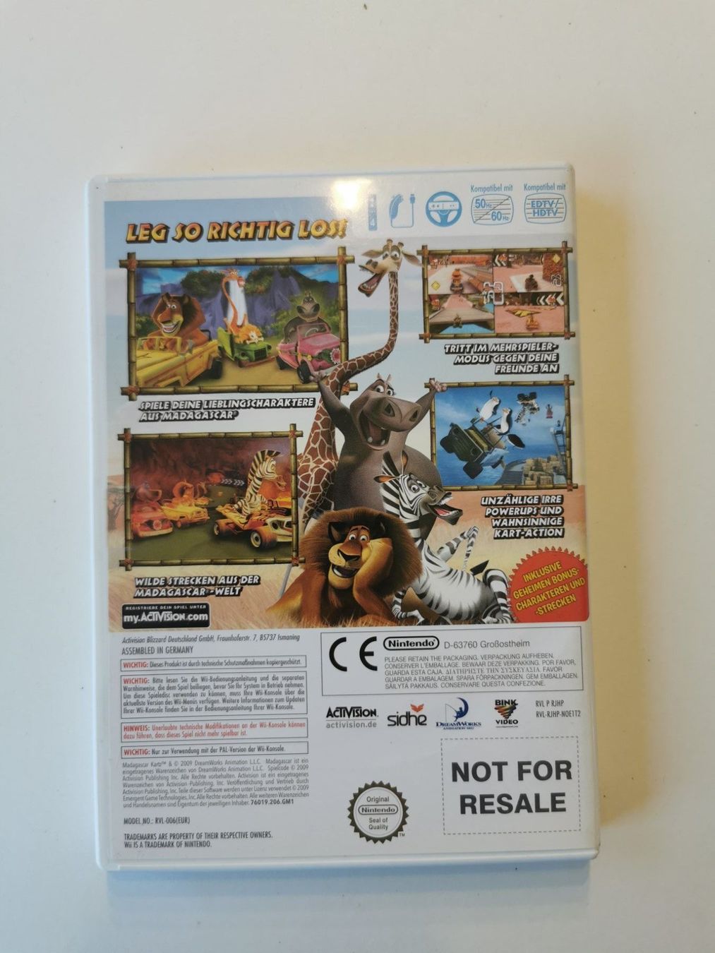 Nintendo Giochi: Wii - Madagascar Kartz – Usato da Lenzburg venduto da eyworld 2