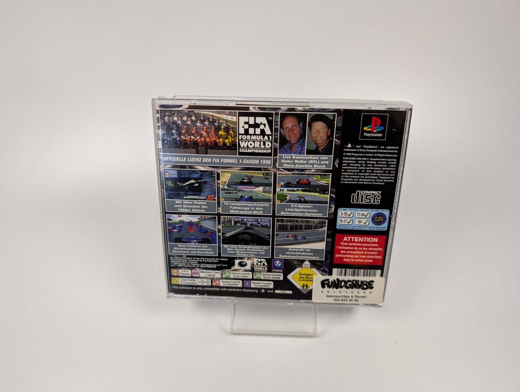 Sony Giochi: Formel 1 98 - Playstation - PS1 – Usato da Ostermundigen venduto da TradeLab 2