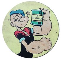POPEYE - Blechschild  (neu/OVP)