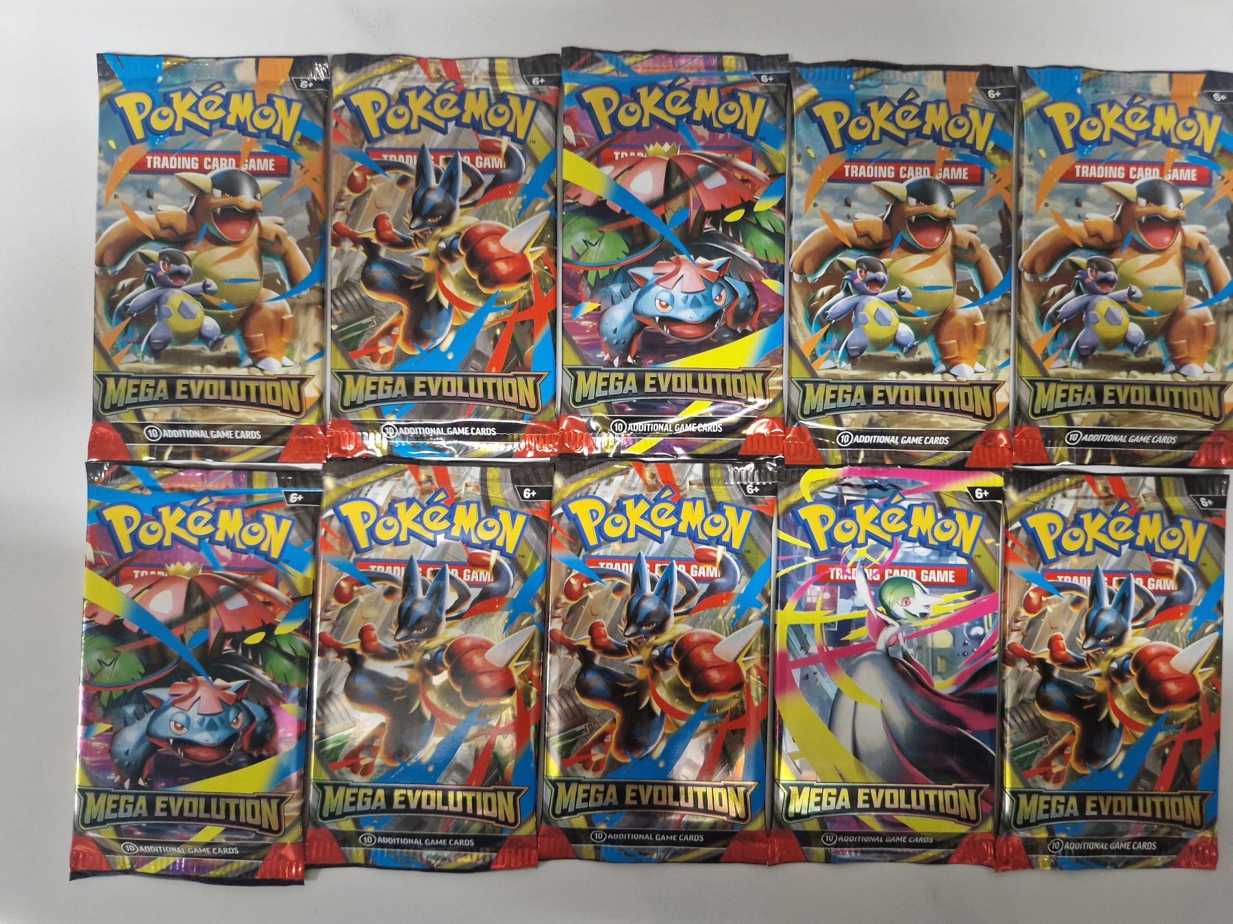 Pokémon Carte collezionabili: 10x Pokémon Mega Evolution – Booster EN – Nuovo e nell'imballaggio originale da Kallnach venduto da yinginho