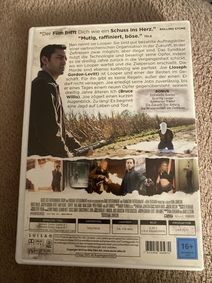 Tous les DVDs: DVD - Looper – Neuf (Voir description) à Oberengstringen par Rogi9698 1
