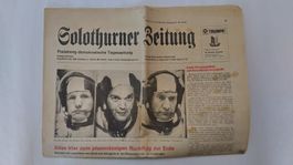 Solothurner Zeitung, 22.Juli 1969, Mondlandung, Grenchen