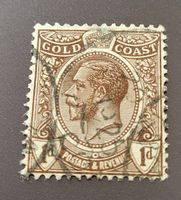 Goldküste 1922 alte briefmarke