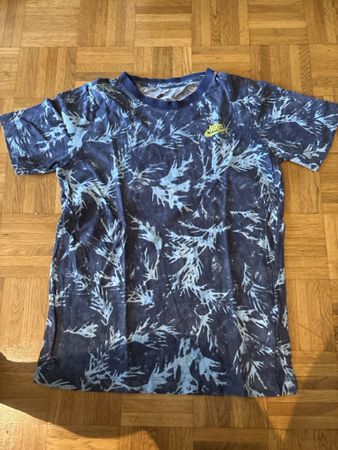 T-shirt Nike bleu motif imprimé taille XL 158-170 cm