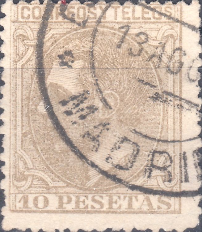 Briefmarke Spanien 382 Mit Falz – Sammlerstück Von 1928 (Pius XI, Alfons XII)