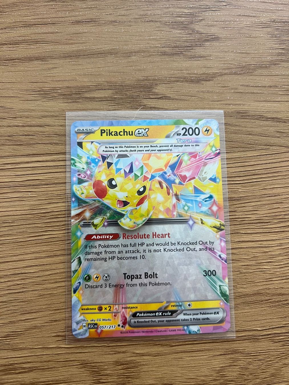 Pokémon Carte collezionabili: Pikachu EX - Ascended Heroes EN – Nuovo (secondo la descrizione) da Baden venduto da Penguinmita
