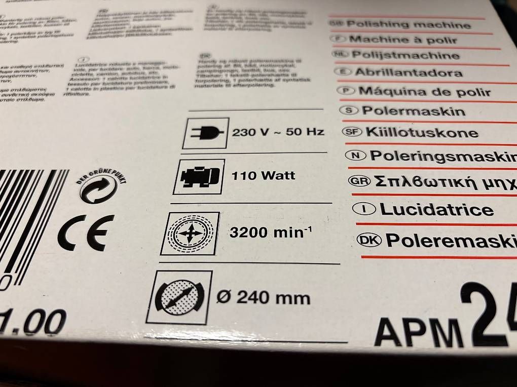 Tutte le macchine: Einhell Poliermaschine 110 Watt – Usato da Bäriswil BE venduto da ima_y2xf 3