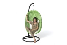 Rattan Hanging Chair grün