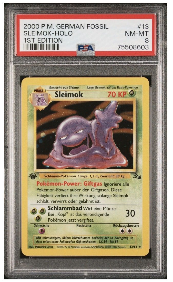 Pokémon Carte collezionabili: Psa Fossil Sleimok – Nuovo (secondo la descrizione) da Herznach venduto da Terratemptrop
