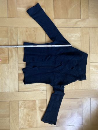 Damen Strickjacke Cashu 100% Kaschmir Grösse S schwarz 