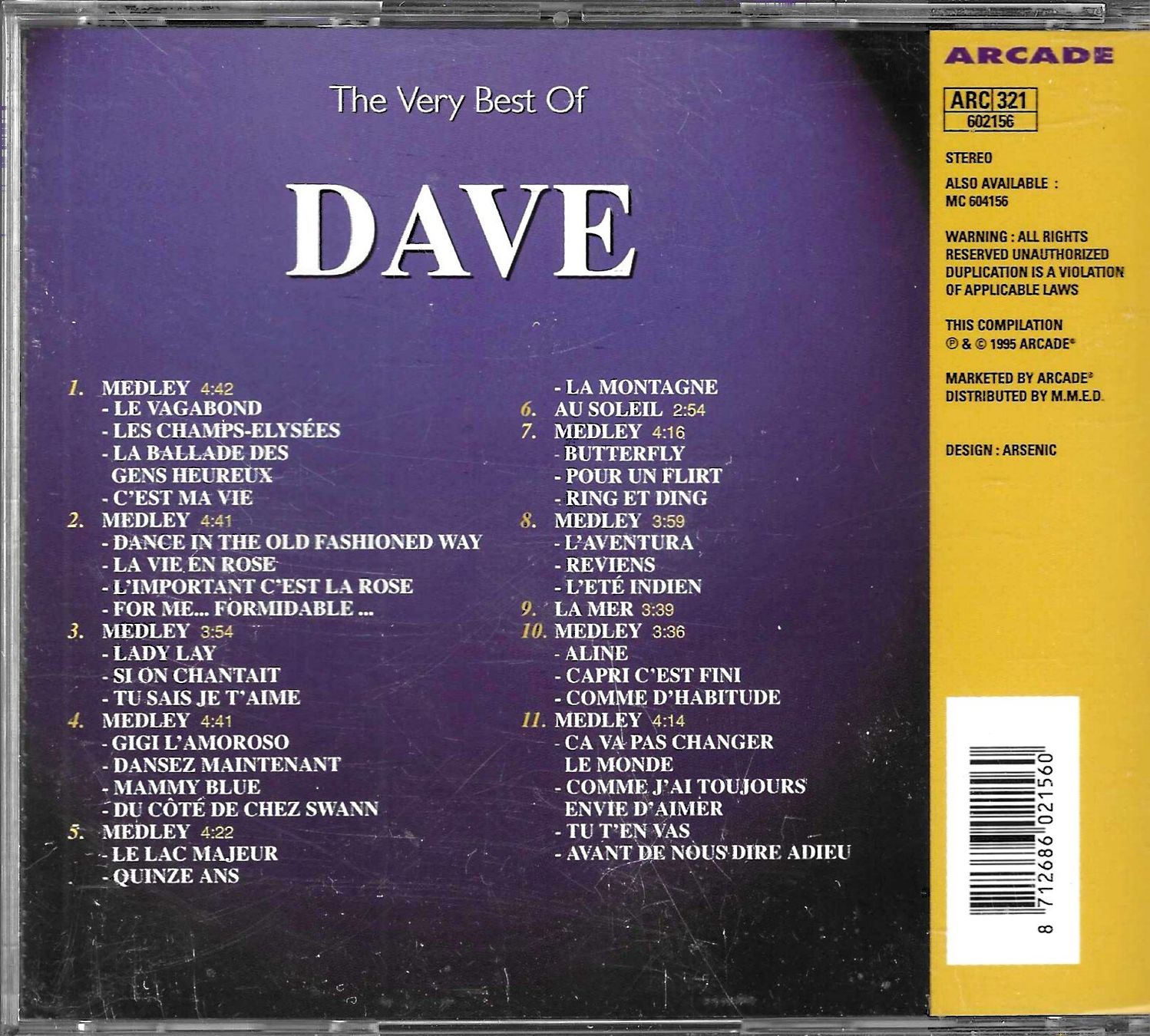 CD: Dave - The Very Best Of – Usato da Savagnier venduto da Ne2065 1