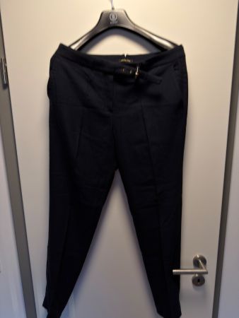 Pantalon de costume dame bleu marine, taille 42, comme neuf