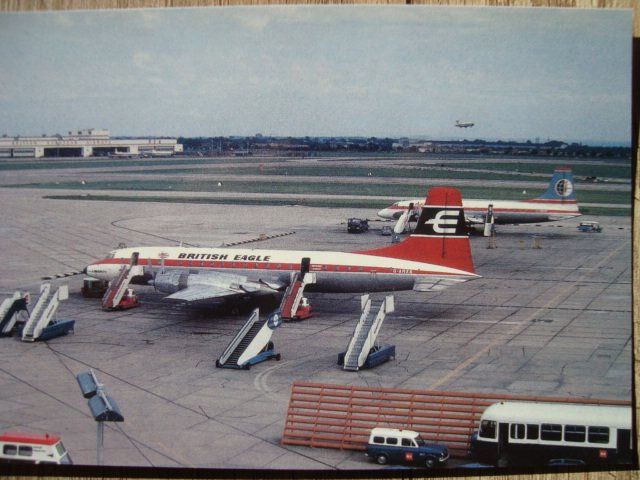 Cartoline postali: British Eagle Britannia G-ARXA – Nuovo e nell'imballaggio originale da Thun venduto da Abigboss