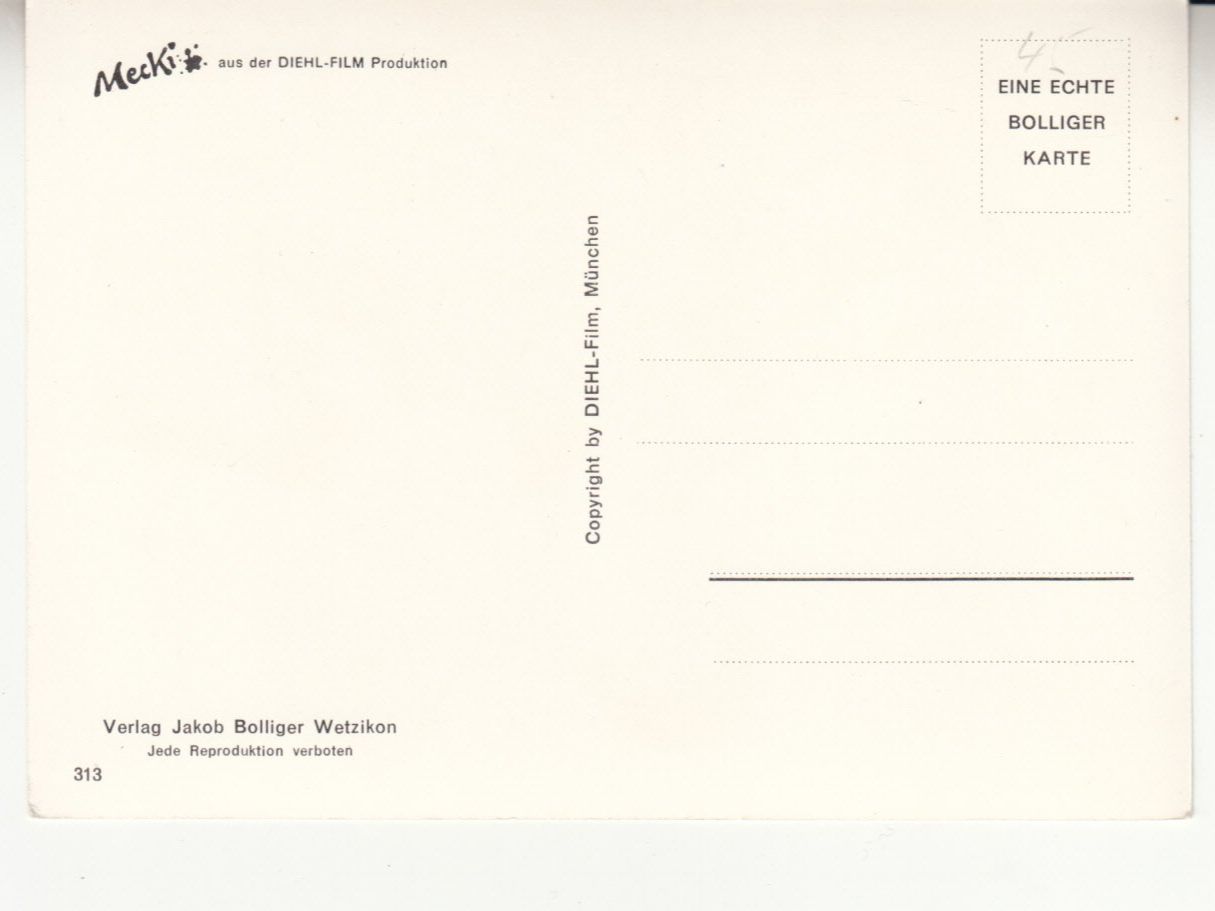 Cartoline postali: Mecki Karte Bolliger 313 – Usato da Bürglen TG venduto da StampGraf 1
