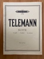 TELEMANN   SUITE   FÜR   FLUTE  AND  PIANO  HINRICHSEN 882A