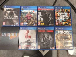 8 jeux PS4 - prix à unité 