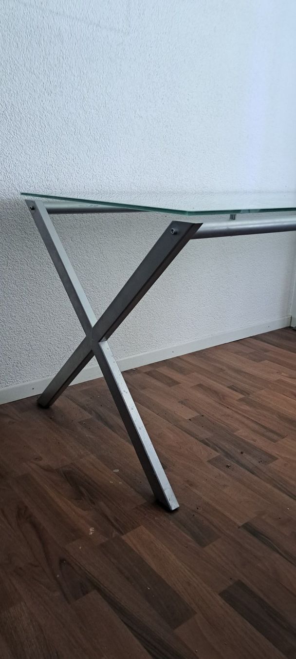 Tavoli: Moderner Chrom Glastisch im Neuzustand – Usato da Siegershausen venduto da Siegershausen1956 2
