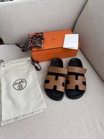 Hermès Chypre Sandalen Gr. 39, Top Zustand, Full Set