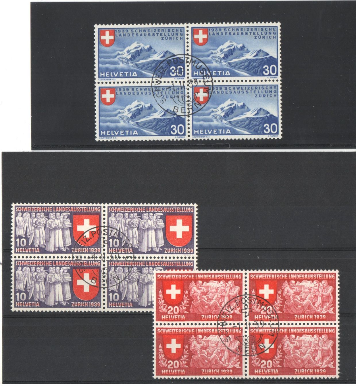 Tutti i francobolli: Landesausstellung 1939 – Usato da Echichens venduto da Topfila