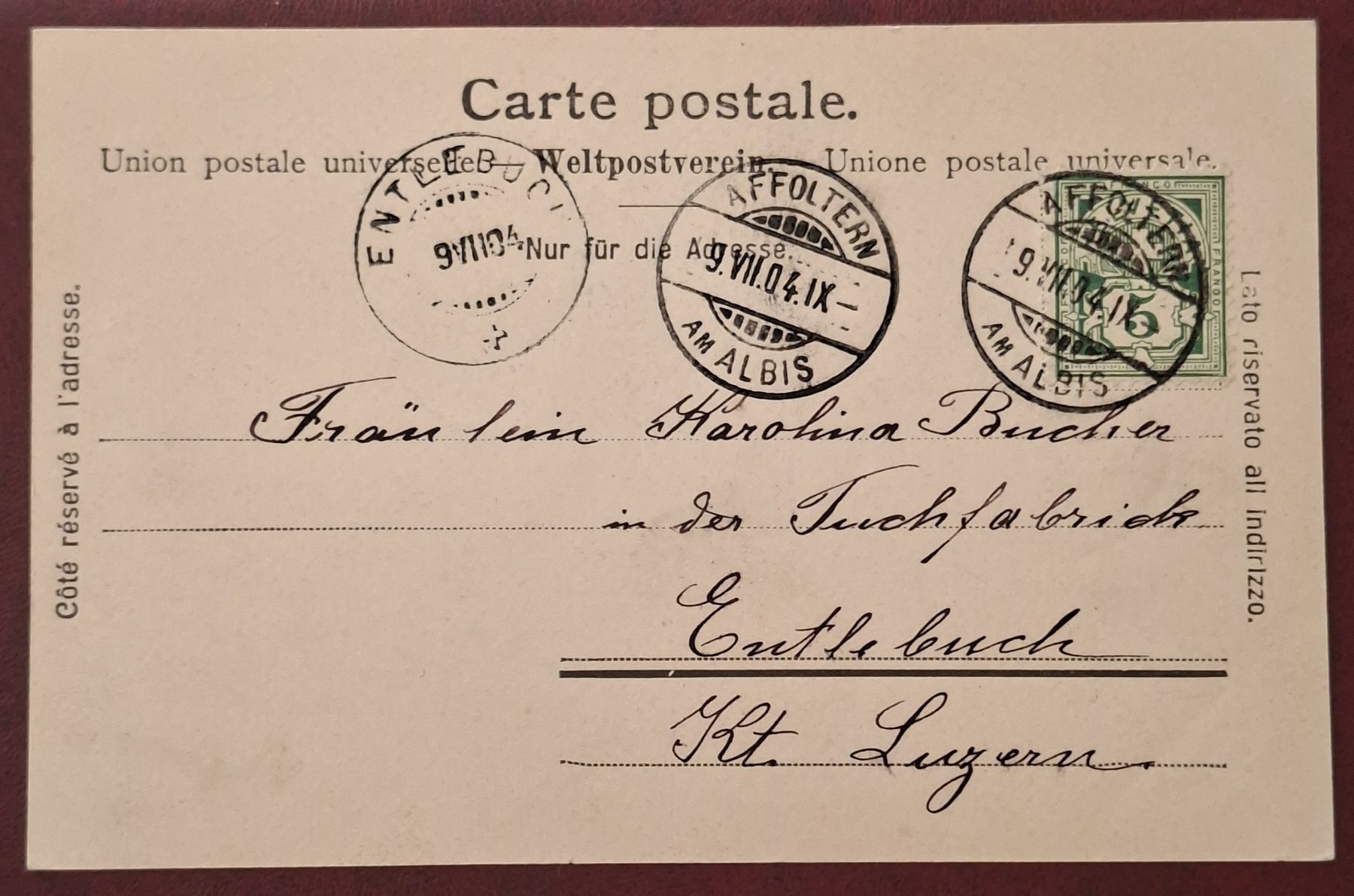 Cartoline postali: Gruss aus Affoltern am Albis – Usato da Affoltern am Albis venduto da Ab_1.- 1
