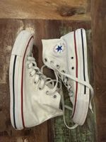 Weisse Converse All Stars Chucks, Grösse 37