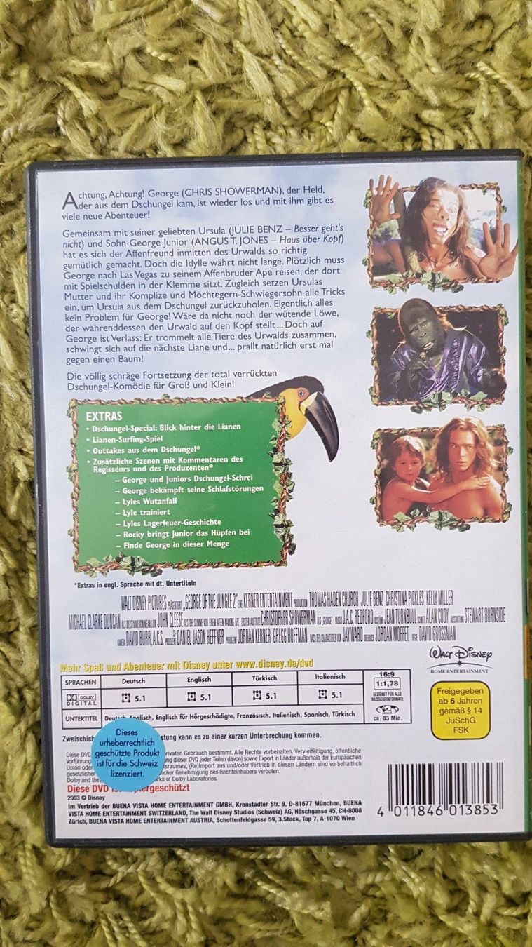 Alle DVDs: George der aus dem Dschungel kam 2 – Gebraucht aus Dornach von Letizia1987 1