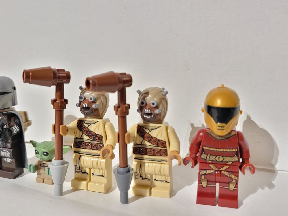Minifigures Lego Star Wars: Mandalorian, Tusken, Baby Yoda 4