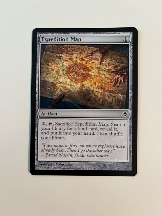 1 X Expedition Map Mtg Magic 