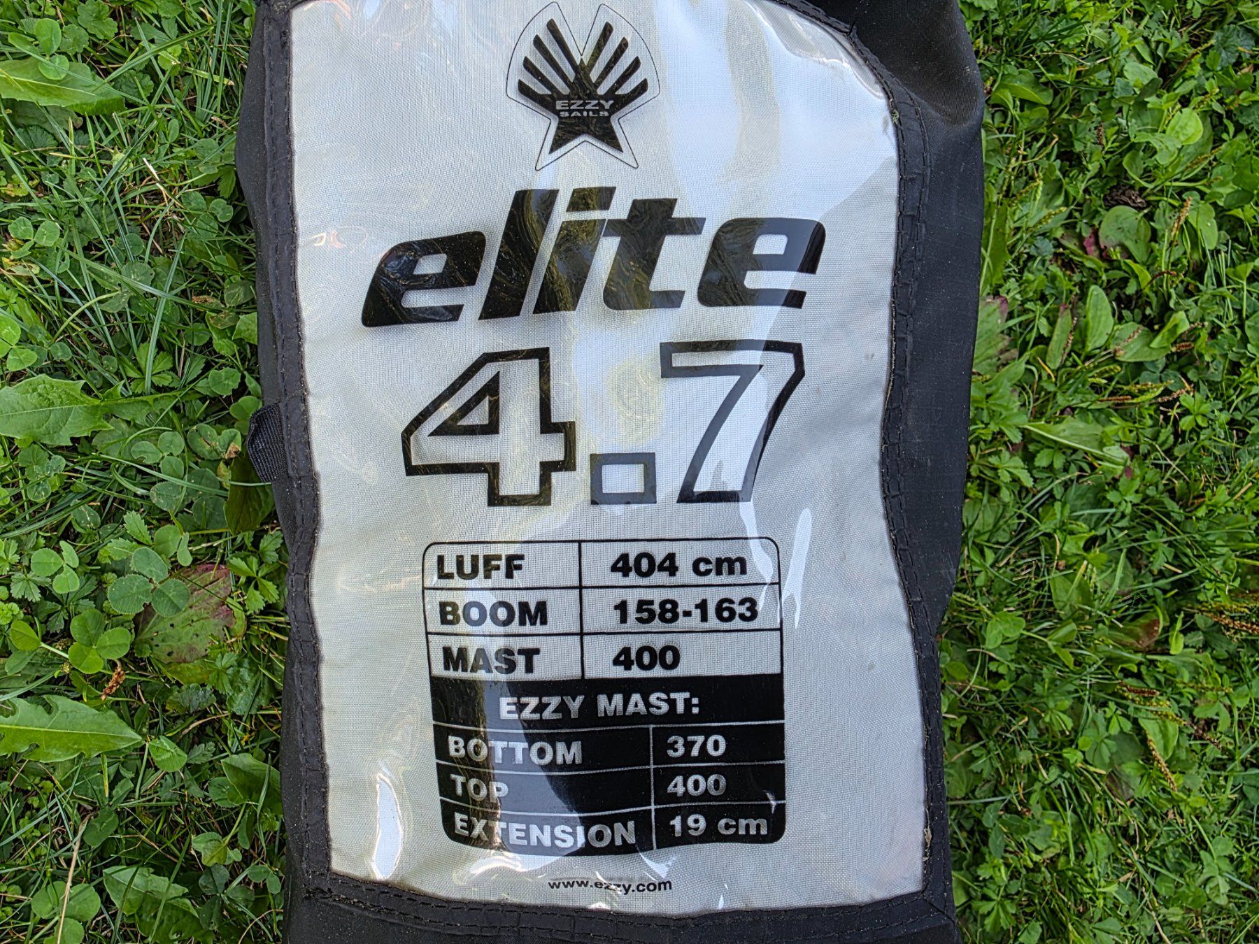 Surf: Windsurfsegel Ezzy elite 4,7 – Usato da Buchs SG venduto da swisssurfer007 4