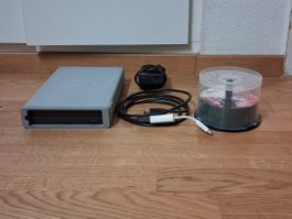 LaCie CD DVD Brenner extern silber defekt