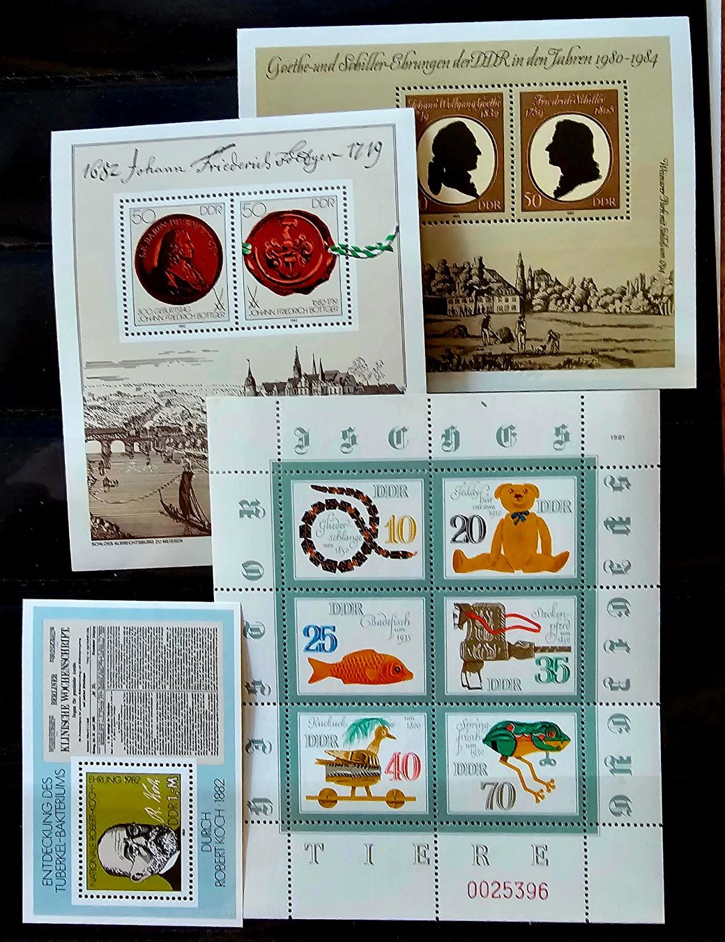 Tous les timbres: DDR 4 Blocks ** – Neuf (Voir description) à Les Valettes par Nuba1