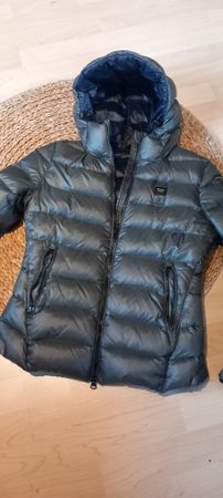 Blauer USA Daunenjacke Winterjacke Gr. S Top Zustand! 