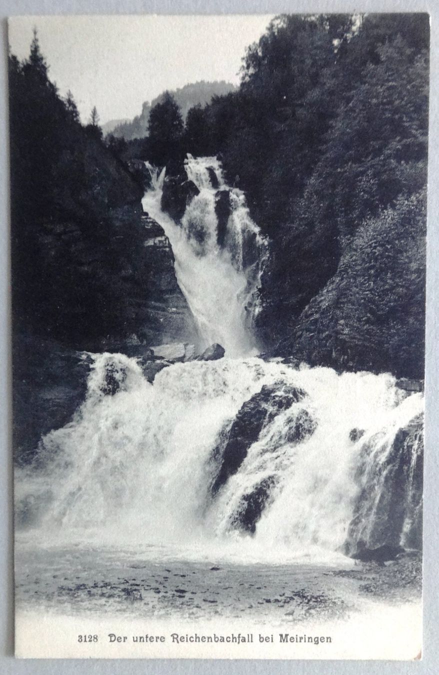 Cartoline postali: Der untere Reichenbachfall bei Meiringen – Usato da Fétigny venduto da Billy2miny