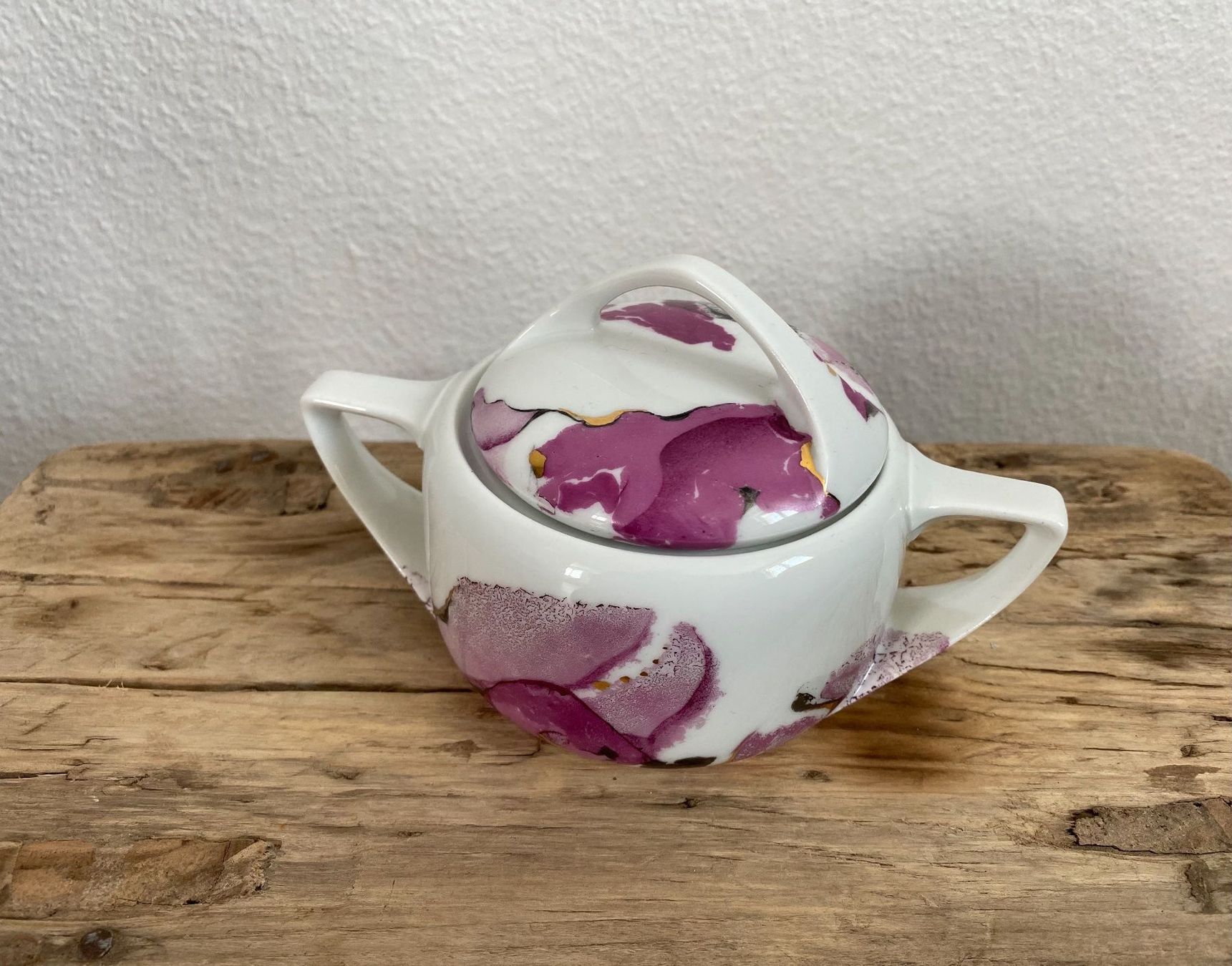 Rosenthal Zuccheriere: Rosenthal Zuckerdose mit Goldakzenten – Usato da Lyss venduto da rar_q66b
