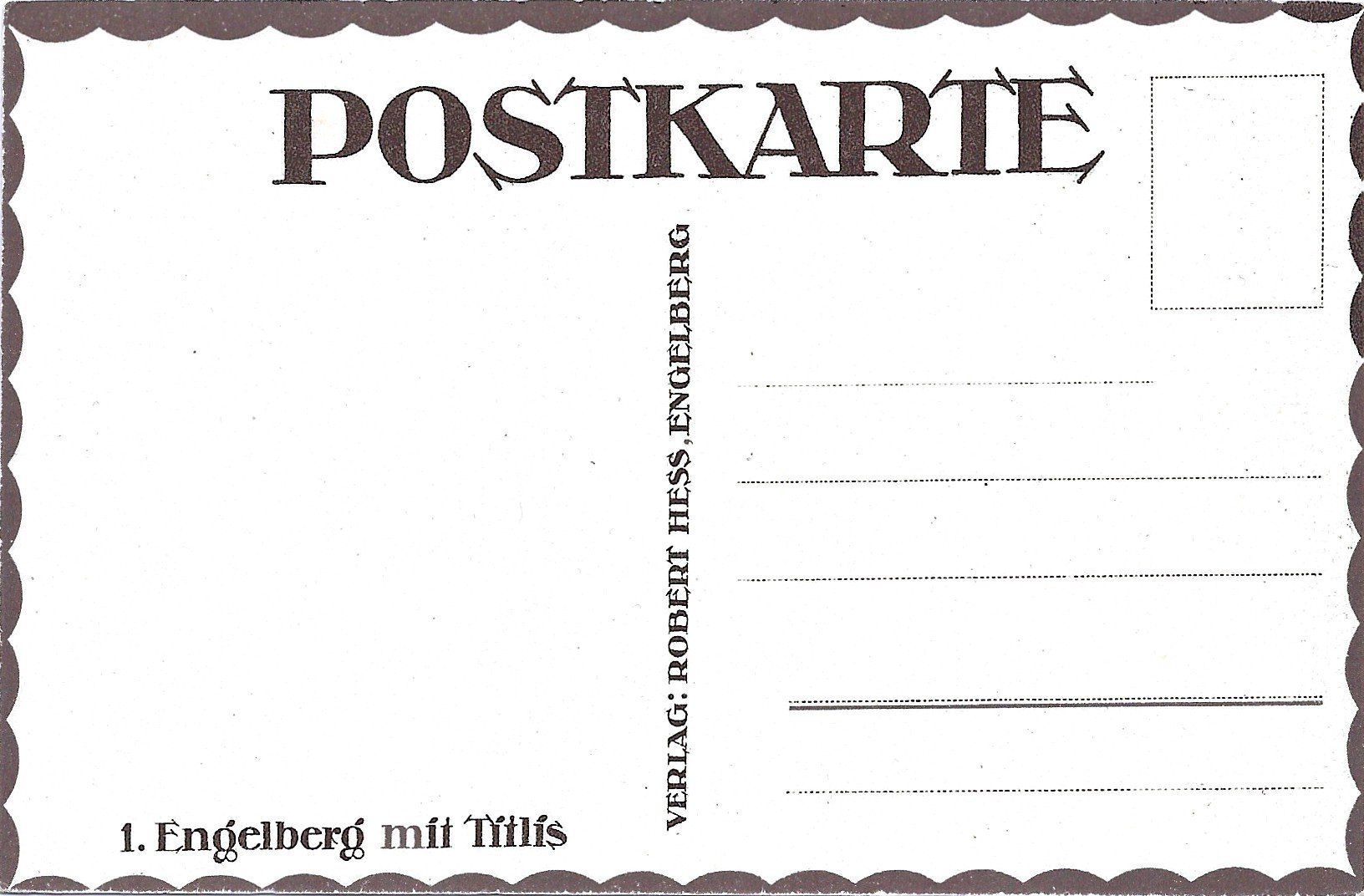 Cartes postales: Engelberg  mit  Titlis – D'occasion à Bütschwil par Jackson1A 1