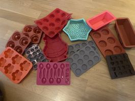 Moule en silicone lot divers formes bonbons chocolats gâteau