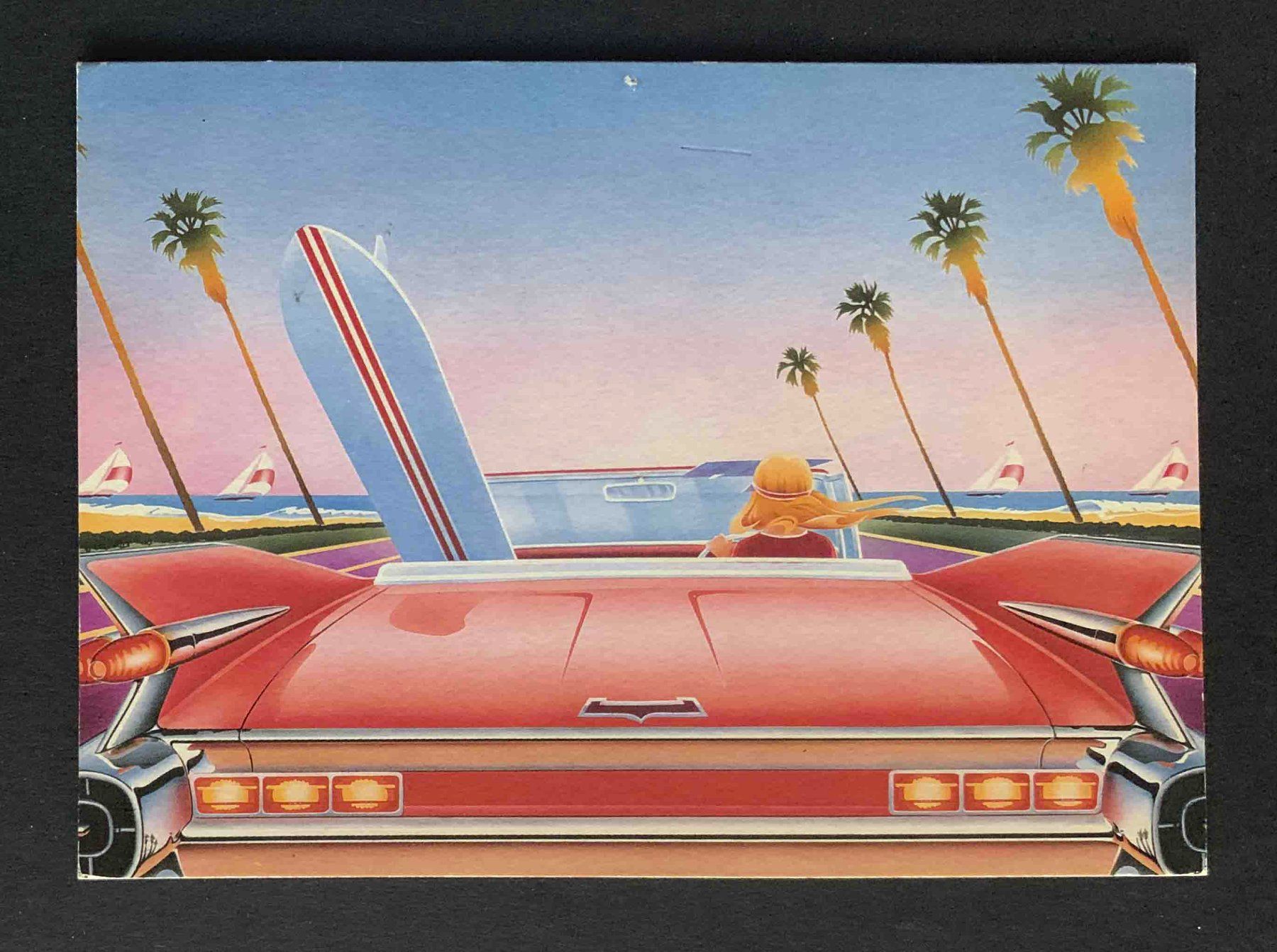 Cartoline postali: AK Surf s Up by Syd Brak – Usato da Goldau venduto da artelier1