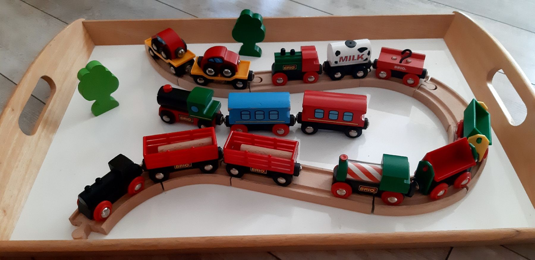 Brio Spielzeuge: BRIO  -  Eisenbahn  -  Konvolut  -  Holz  -  Kunststoff  – Gebraucht aus Tagelswangen von BrigittaC01