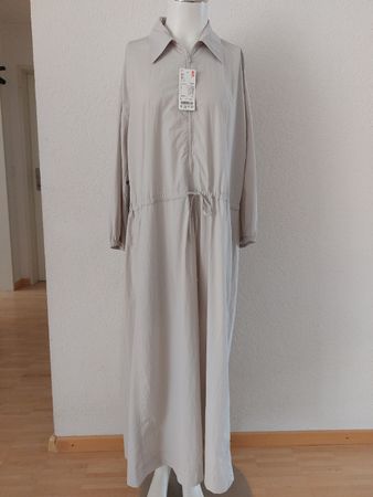 Kleid Uniqlo beige Grösse L mit Etikett