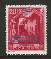 1932 : Liechtenstein Nr. 3B * : KP 120.--